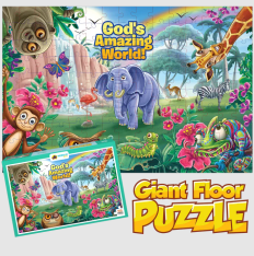 God's Amazing World - 150-Piece Giant Floor Puzzle
